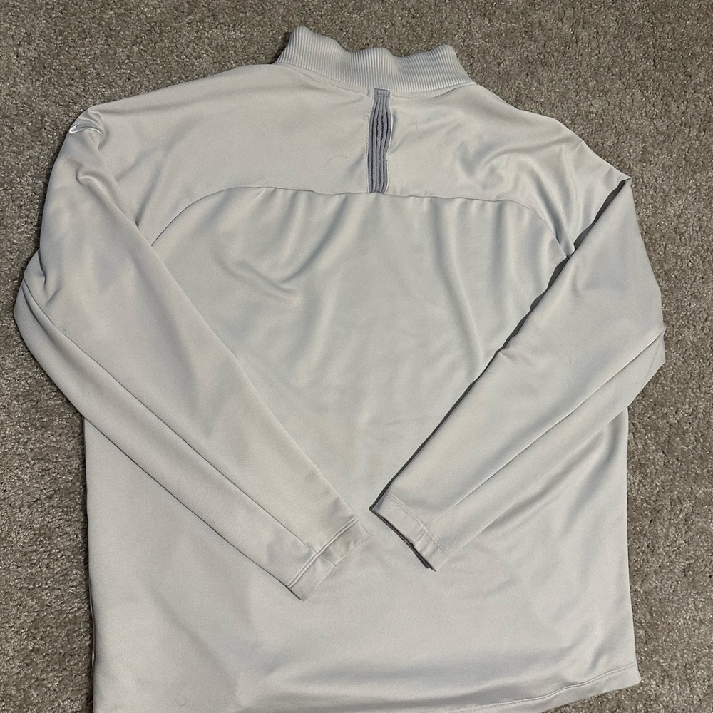 Nike Gray Performance Quarter-Zip Jacket - image 2
